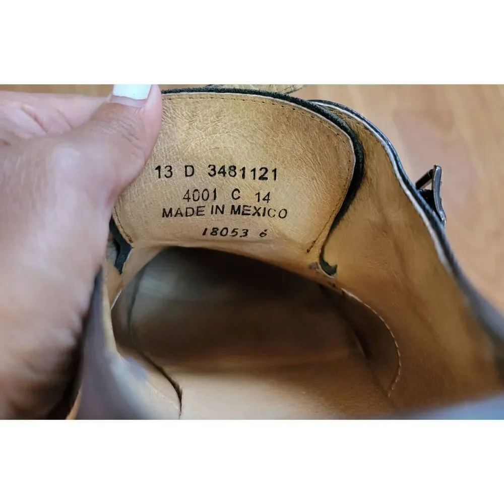 Frye Men's Double Monk Strap 13